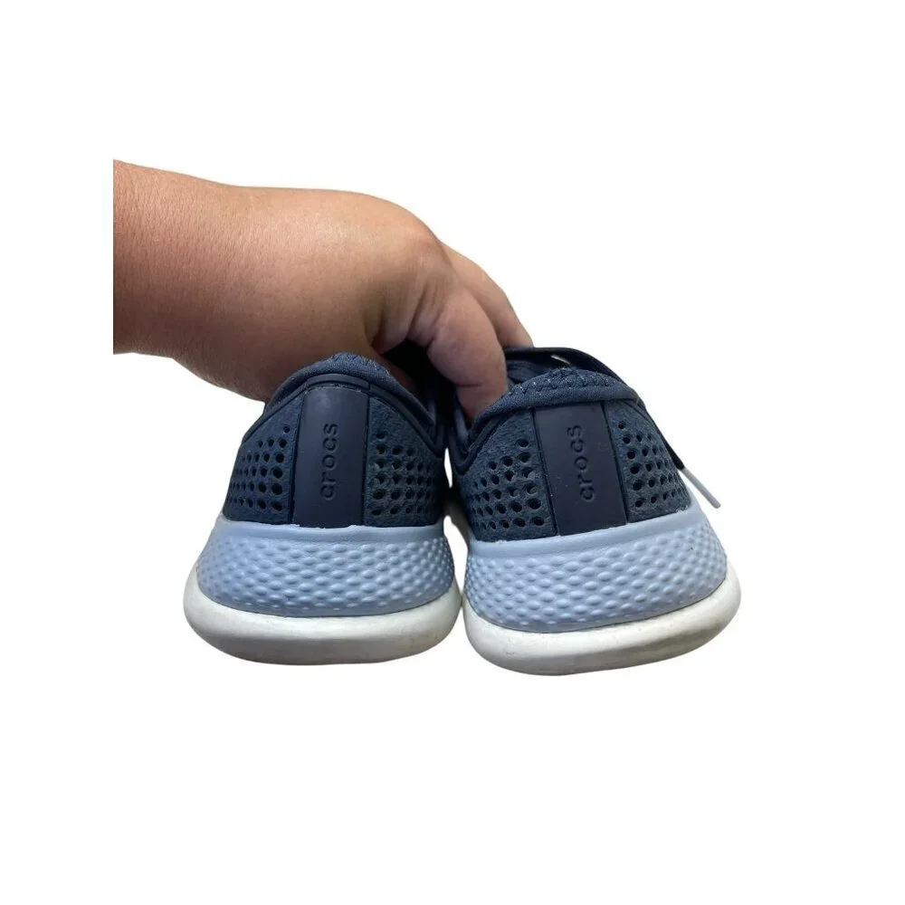 Crocs Womens Literide 360 Pacer Navy Blue Water shoes Size 7